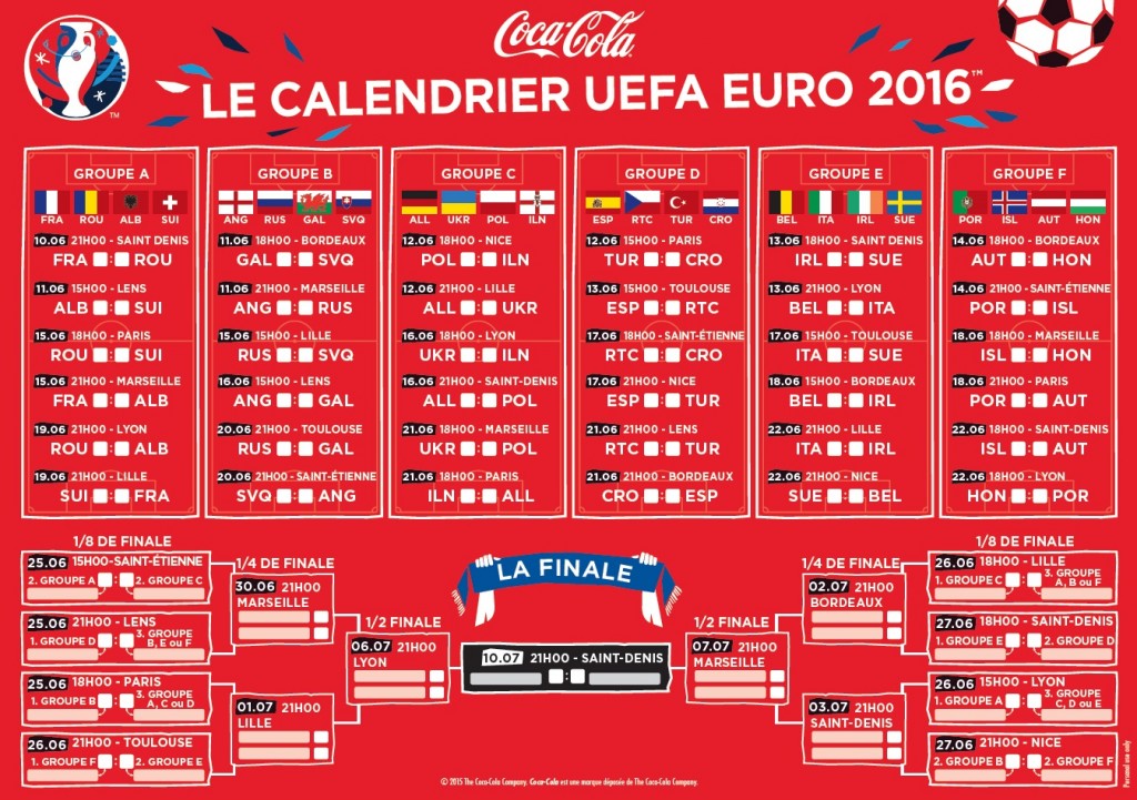 Rencontres euro 2016