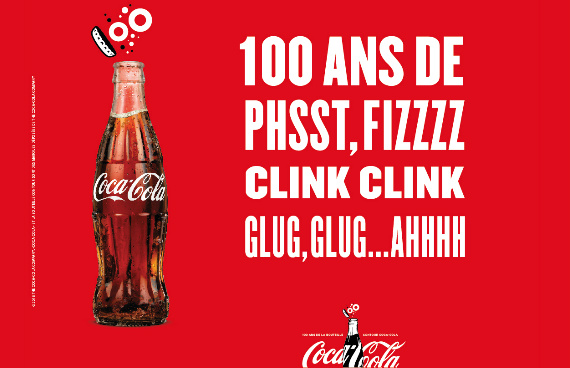 Coca-Cola fête les 100 ans de sa bouteille contour