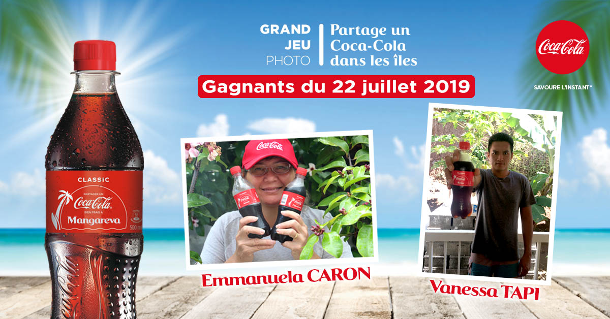 Grand jeu photo Coca-Cola – Résultats tirages au sort du 22 juillet