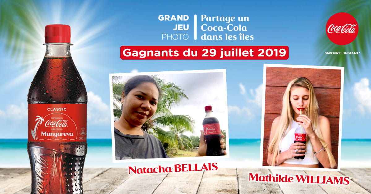 Grand jeu photo Coca-Cola – Résultats tirages au sort du 29 juillet